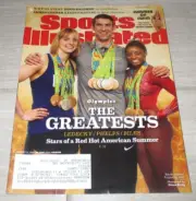 SPORTS ILLUSTRATED RIO OLYMPICS USA Ledecky Biles Phelps Magazine AUGUST 22 2016