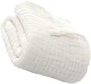 CIMAXIC Cotton Soft Muslin Wrap for Nursery & Stroller Lightweight Blanket