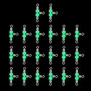 Three Way Fishing Swivels, 20X Surf Fishing Rig Swivels with Glowing Beads, T Shape Heavy Duty Connector for Catfish Rigs, Fishing Accessories