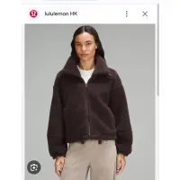 在飛比找蝦皮購物優惠-Lululemon Cinchable ZIP Up 泰迪熊