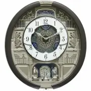NEW Seiko Ashton Melodies In Motion Rotating Dial Wall Clock, 45cm