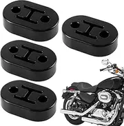 Exhaust Hanger Kit, Noise-Reducing Rubber Exhaust Mount Set of 4, Replacement Part for Sedan Vehicles Mpv Pickup Truck