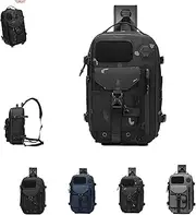 [Generic] Cosmos Explorers Sling Bag, Anti Theft Tactical Sling Backpack, Scratchproof Dustproof And Waterproof, With Belt Buckle