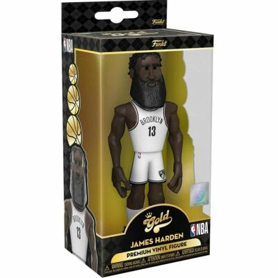 funko gold 5"nba brooklyn nets james harden premium vinyl figure