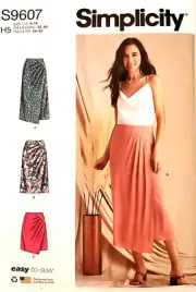 Simplicity 9607 Misses Skirts Size 6-14 Easy-to-Sew Sewing Pattern
