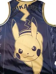 Pokemon Eb Games Zing Pikachu Singlet Pokemon 025 Size L Basketball Style