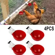 Chicken Waterer All Poultry 4PCS Automatic Drinker Chicken PC Poultry Drinker