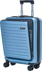 TydeCkare 28 Inch Checked Luggage, Lightweight ABS+PC Hardshell Suitcase with...
