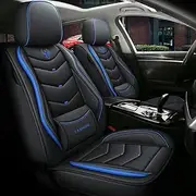 LCLCDZ Car Seat Covers Universal Set for Renault Captur -II/2019 2020 2021 2022 2023 Car Accessories, Blue