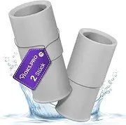 Viоks.pro Set of 2 Washing Machine Drain Adaptors 21 to 19 mm Diameter - Washing Machine Drain Adapter for Waste Water Hose Washing Machine Drain Hose Extension/Drain Hose Dishwasher