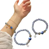 在飛比找momo購物網優惠-【MoonDy】月光石手鍊 藍晶石手珠 水晶手鍊 手鍊串珠 