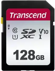 Transcend 128GB SD SDXC Memory for Nikon D7500 D3400 D500 SLR Camera
