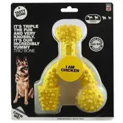 Tasty Bone Nylon Trio Bone Chicken Dental Care Dog Chew Large