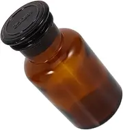 HEALEEP Lab Glass Bottle with Ground Stopper Wide Mouth Storage for Precise Dispensing Efficient and Safe for Chemical Laboratory Use Graduated Glass Storage