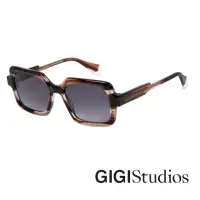 在飛比找momo購物網優惠-【GIGI Studios】歐美自由率性方框太陽眼鏡(玳帽色