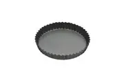 Mastercraft Heavy Base Loose Round Flan/Quiche Pan Reliable 20cm - Black
