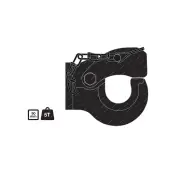 TAG 5 Tonne Forged Pintle Hook - with Powder Coated ADR 62/02 Compliant Design