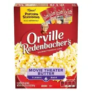 Orville Redenbacher's Microwave Popcorn Movie Theater Butter Flavor, 3.29 oz., 6