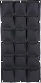 Staright Green Wall 18 Pockets Planting Bag Pocket Vertical Wall Planter Garden Balcony Plant Grow Bag Gardening Accessory
