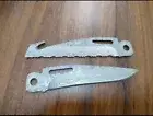 Damascus Folding Knife Blank Replacement Blade Steel Multi Function Tool Pocket