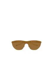 Gucci Eyewear Shield Frame Sunglasses One size golden brown