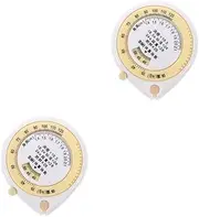 2pcs Body Measurement Tool Retractable Tape Measure Soft Tape for Waist Arms More for Fitness Physical Therapy Health Monitoring
