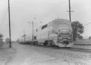 Amtrak 109 train Ronks Pennsylvania Train Railroad Old Photo 1