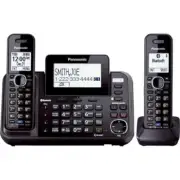 Panasonic 2-Line Cordless Phone System with 2 Handsets - Answering Machine