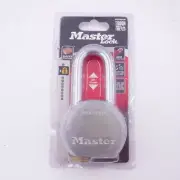 Master Lock 2" Shackle x 2.5" W Steel Solid Body Padlock Keyed Alike: 13Z211