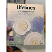 Lifelines Bath essential oil Diffuser Set - New in box