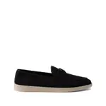 [Prada] Prada Suede Loafers 8 US BLACK