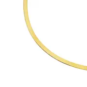 9ct Gold 50cm Solid Herringbone Chain