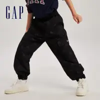 在飛比找蝦皮商城優惠-Gap 男童裝 Logo鬆緊束口工裝褲-黑色(836575)