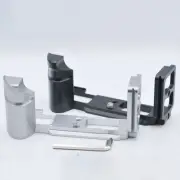 Quick Release Camera Handle Grip Black/ Silver Metal Plate for Olympus PEN-F