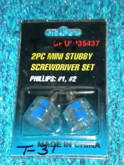 T-31 2-PC. Phillips Mini Stubby Screwdriver Set