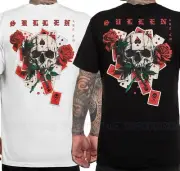 Sullen Bluffing Premium Fit SCM6599 New Short Sleeve T-shirt For Men | 2 Colors