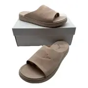 Jordan Modero 1 Sandals Womens Sz 11 Particle Beige Slides Flip Flops AO9919-200