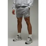 Mens Grey Man Active Slim 5inch Training Dept Washed Short