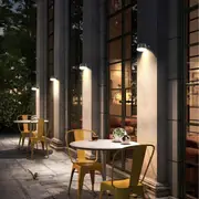 Outway Solar LED Wall Light Outdoor PIR Motion Sensor Lights Garden Lamp