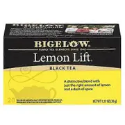 Bigelow Black Tea Lemon Lift ,1.37 Oz(Case Of 6)