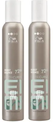WELLA EIMI BOOST BOUNCE NUTRICURLS 72H CURL ENHANCING MOUSSE 300 ML X 2