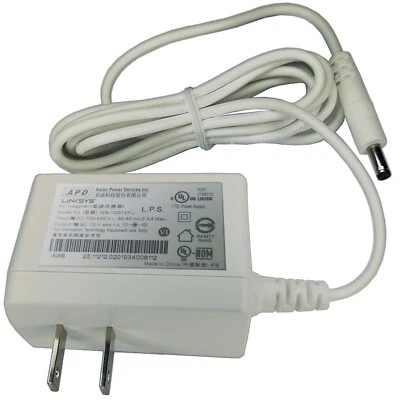 OEM AC Adapter for Linksys Velop WHW01 VLP01 AC1200 AC1300 Router APD WB-12G12FU