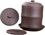 ＫＬＫＣＭＳ Sprouting Jar Seed Sprouter Violet Clay Seed Starter Tray Multifunctional Germination Plate Sprout Planting Container, Violet