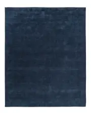 Solo Rugs Zayn Contemporary Solid Hand-Loomed Wool-Blend Area Rug