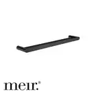 Meir Curvae Double Towel Rail - 600mm - Matte Black