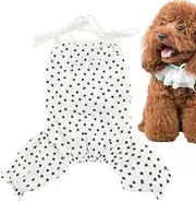 Xvilmaun Dog Summer Dress - Dog Pet Apparel | Comfortable Harness Skirt Puppy Cute for Medium Breeds French Bulldog Bichon