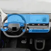 Car GPS navigation Protective film LCD screen TPU film Screen protector Anti-scratch film fitting,For Hyundai IONIQ 5 2022-2023