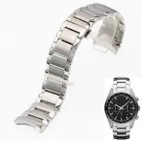 在飛比找Yahoo!奇摩拍賣優惠-【熱賣精選】手錶帶 apes鋼錶帶 代用阿瑪尼AR5980 
