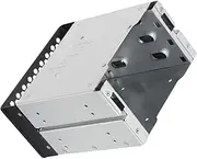Happyyami Hard Drive Cage Bay Mounting Rack Aluminum Alloy Bracket for SAS Drives Expandable Storage with Excellent Heat Dissipation and Easy Installation
