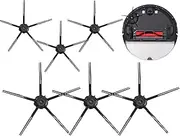 [YBVABE] Silicone Side Brushes for Roborock S7 Series, S8 Series, S7 Series, S6 Series, S5 Series, S4 Series, Q Revo, Q7 Series, Q8 Series, E Series Robot Vacuum Accessories Replacement Parts, 6 Pack